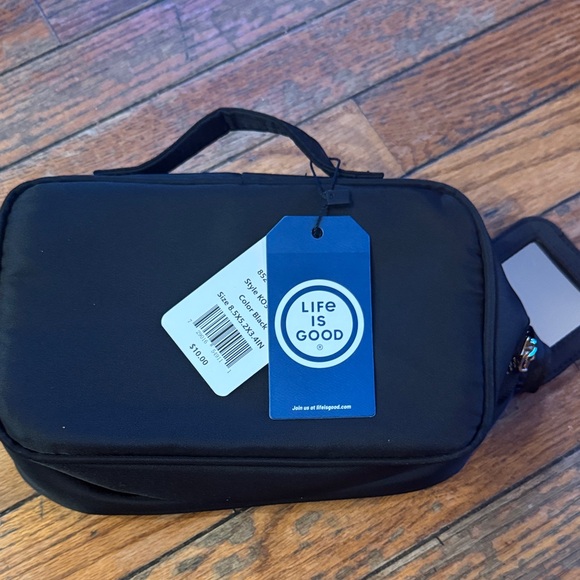 Life Is Good Handbags - Life Is Good Black Travel Organizer